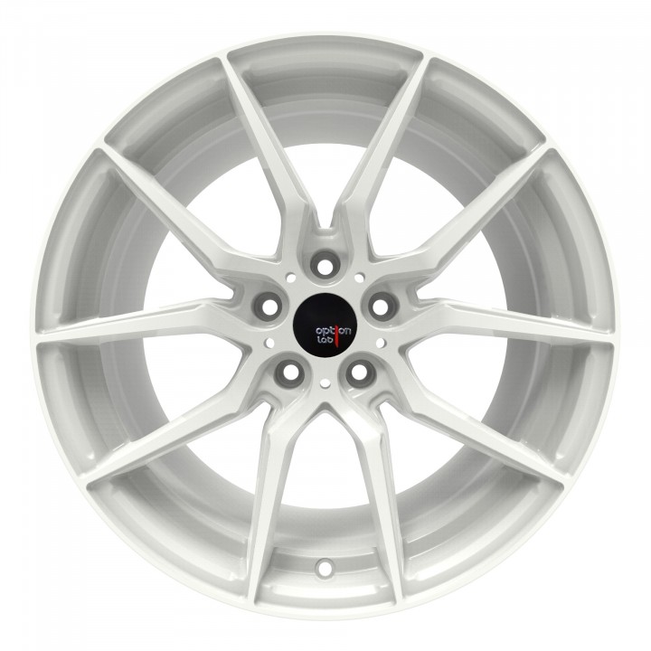 Option Lab R716 Onyx White 18x9.5 5x100 +35