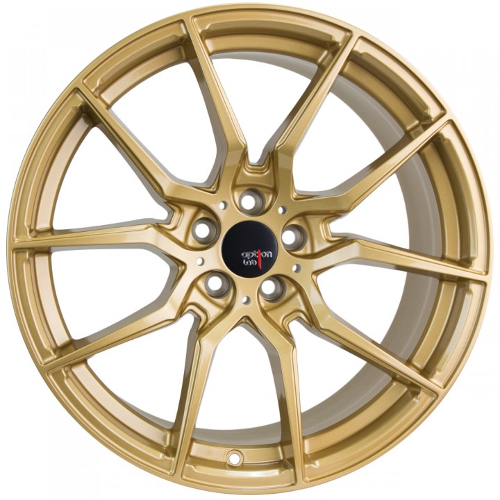 Option Lab R716 Top Secret Gold 18x8.5 5x108 +40