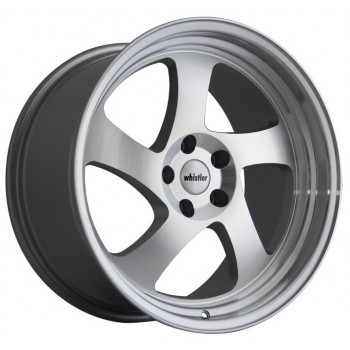 Whistler KR1 Machined Silver 19x10 5x114.3 +20 