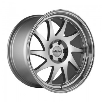 Whistler KR7 Machined Silver 17x9 4x100 +25 