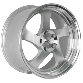 Whistler KR1 Machined Silver 17x9 4x100 +25 