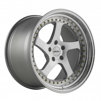 Whistler SK5 Silver Machined Face 18x10.5 5x114.3 +15 