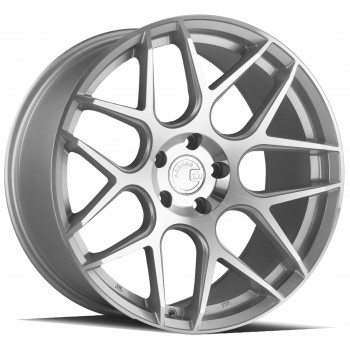Aodhan AFF2 Gloss Silver Machined Face 20x10.5 5x112 +35