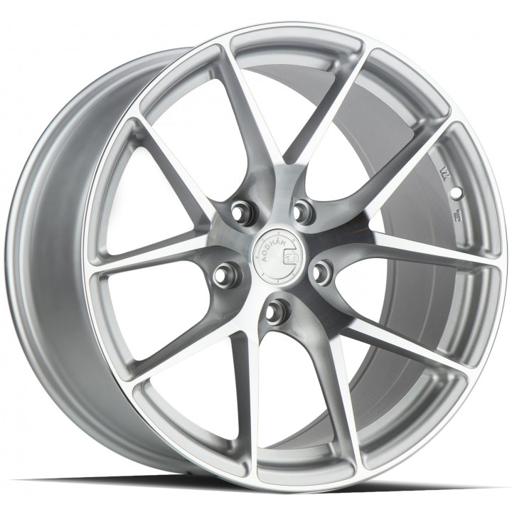 Aodhan AFF7 Gloss Silver Machined Face 18x9.5 5x114.3 +35