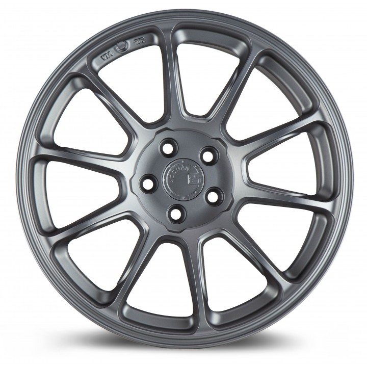 Aodhan AH06 Matte Gray 18x10 5x114.3 +25