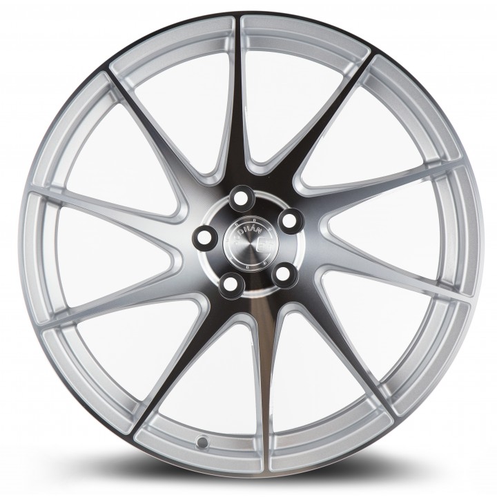 Aodhan AH09 (Driver Side ) Gloss Silver Machined Face 18x9.5 5x114.3 +35