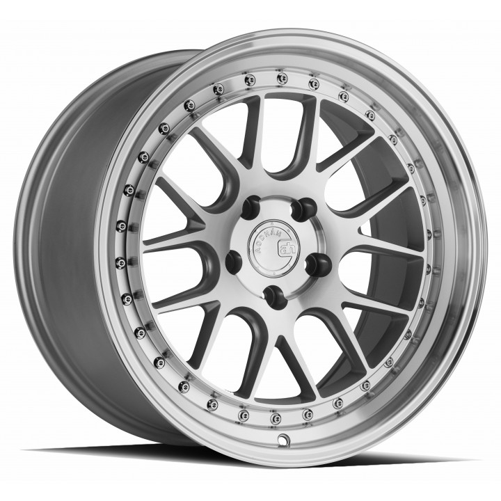 Aodhan DS06 Silver w/Machined Face 19x9.5 5x114.3 +15