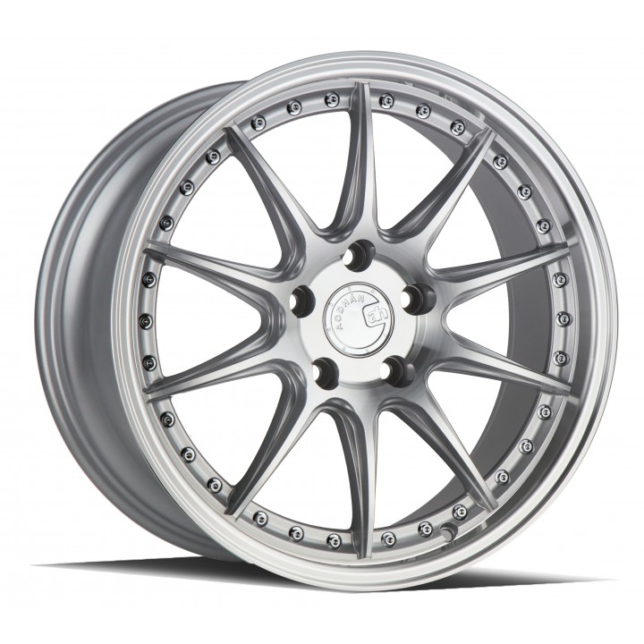 Aodhan DS07 Silver w/Machined Face 19x9.5 5x114.3 +22