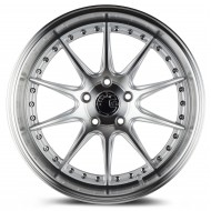 Aodhan DS07 Silver w/Machined Face 19x9.5 5x114.3 +15