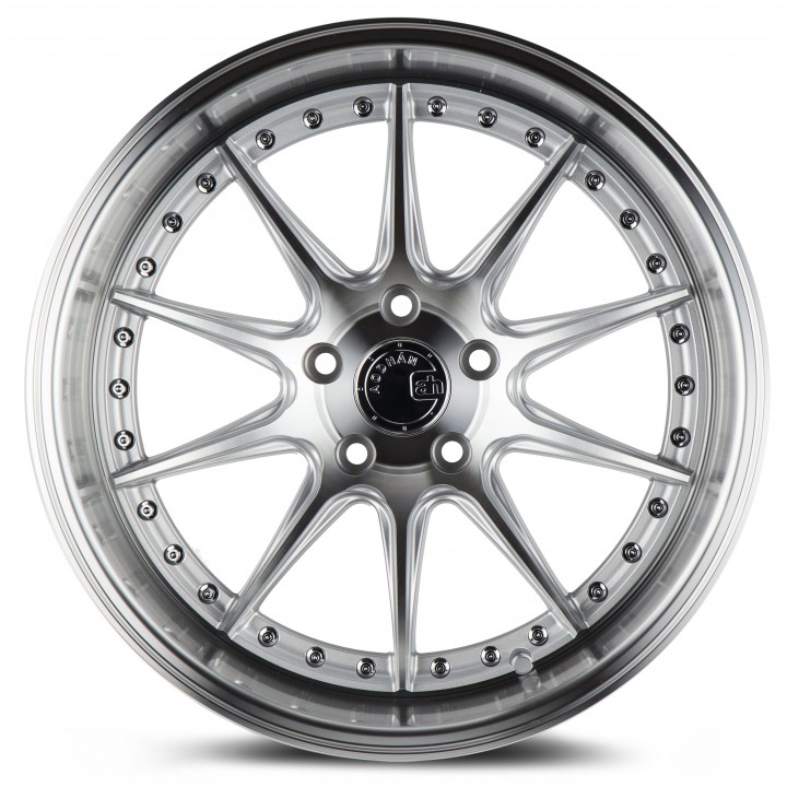 Aodhan DS07 Silver w/Machined Face 19x9.5 5x114.3 +15
