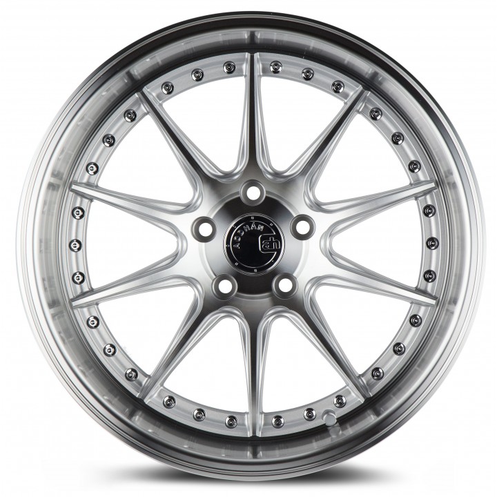 Aodhan DS07 Silver w/Machined Face 19x9.5 5x114.3 +22