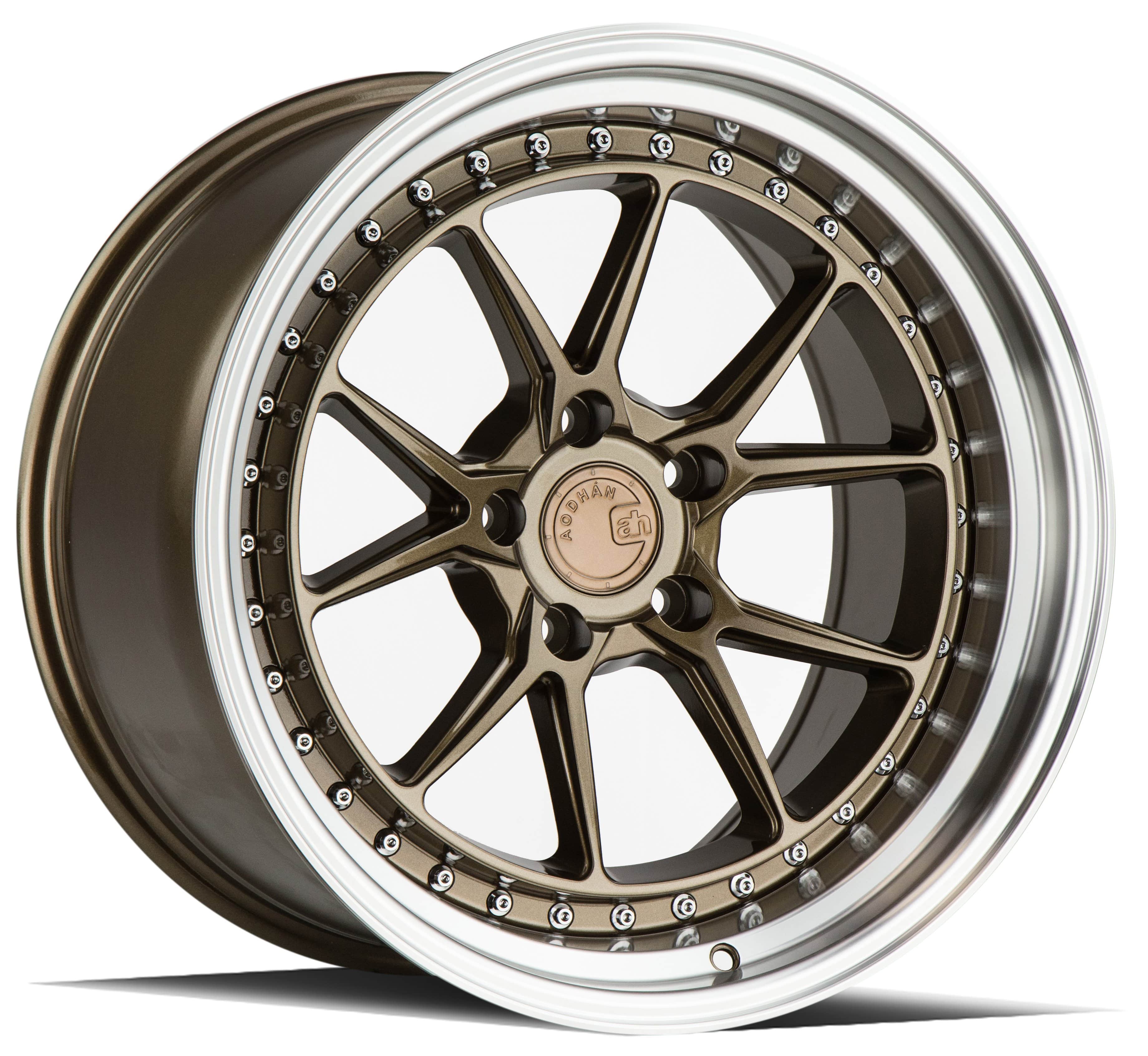 Aodhan DS08 Bronze w/Machined Lip 18x10.5 5x114.3 +15 | Car, Truck & SUV  Wheels and Rims For Sale