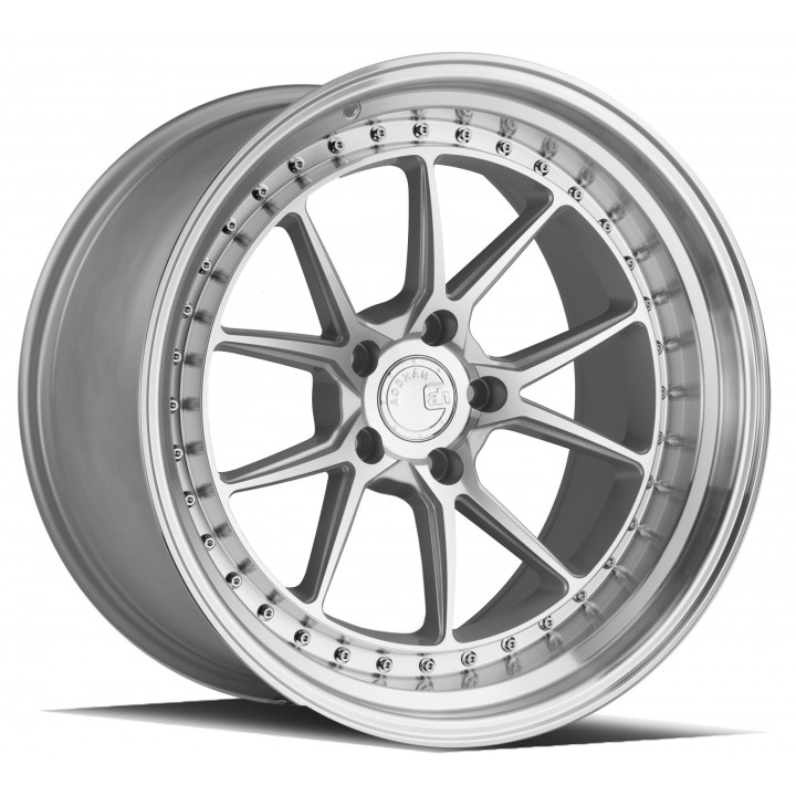 Aodhan DS08 Silver w/Machined Face 19x9.5 5x114.3 +22
