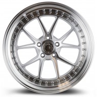 Aodhan DS08 Silver w/Machined Face 19x11 5x114.3 +15