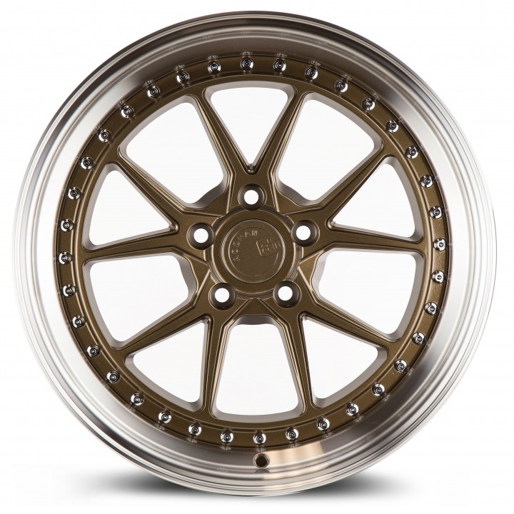 Aodhan DS08 Bronze w/Machined Lip 19x9.5 5x114.3 +22