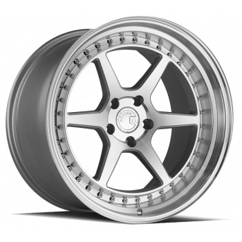 Aodhan DS09 Silver w/Machined Face 18x10.5 5x114.3 +15