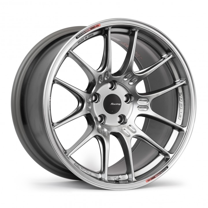 Enkei GTC02 Hyper Silver 18x8 5x114.3 +45