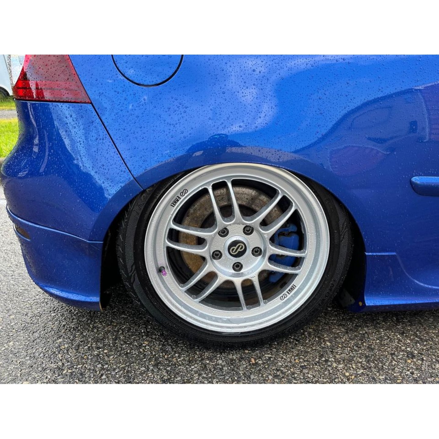 Enkei RPF1 18x9 5x112 35mm Offset 66.5mm Bore Silver Wheel **SPECIAL ORDER** main image 0