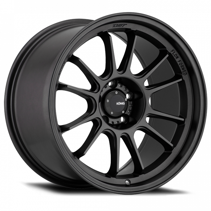 Konig Hypergram Matte Black 17x10 4x100 +43