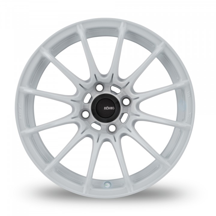 Konig Dial In Gloss White 15x7 4x100 +35