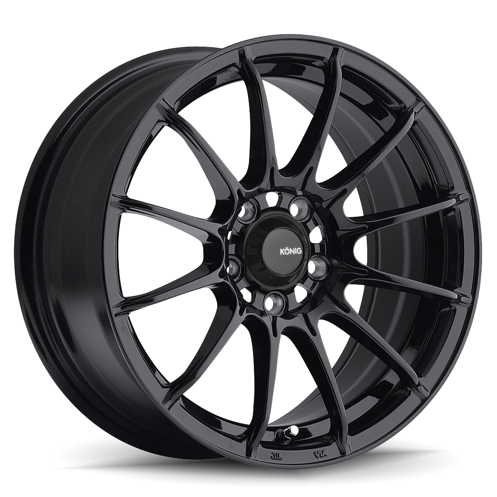 Konig Dial In Gloss Black15x8 4x100 +25 - DI58100305