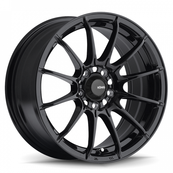 Konig Dial In Gloss Black 15x9 4x100 +35