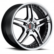 MRR RW2 Black Chrome Lip 19x9.5