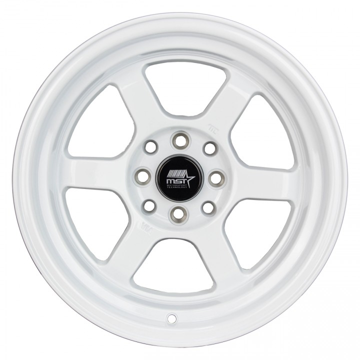MST Time Attack Glossy White 16x8 5x114.3 +20