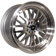 MST MT10 Silver w/Machined Face 16x8 5x100/114.3 +20