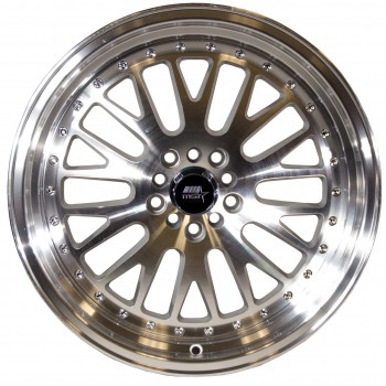 MST MT10 Silver w/Machined Face 17x9 5x100/114.3 +20