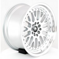 MST MT10 Silver w/Machined Face 15X7 5x100/114.3 +20