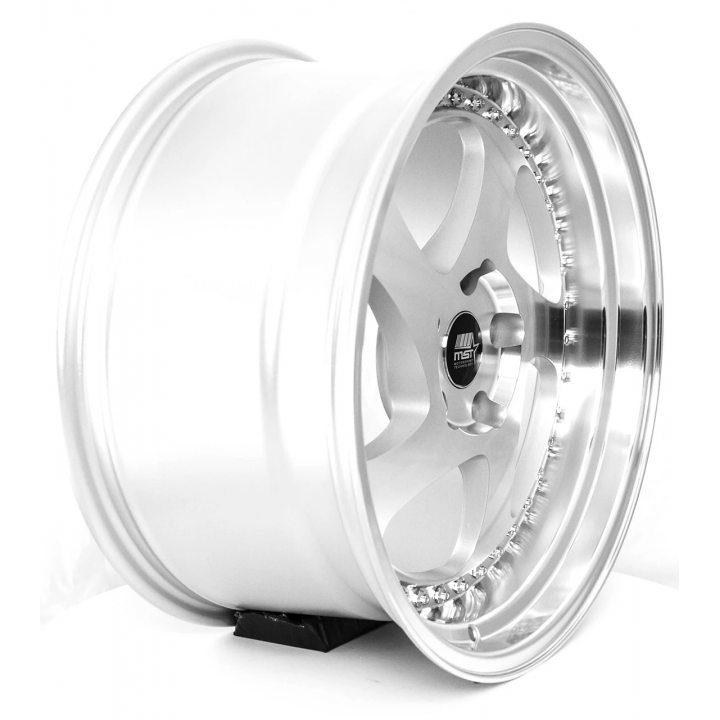 MST MT15 Silver w/Machined Face 18x9.5 5x114.3 +35