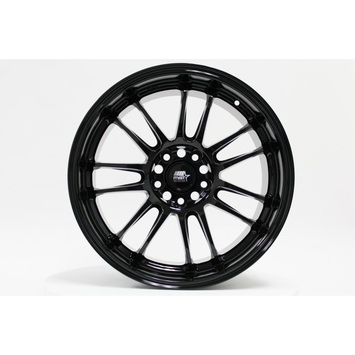 MST MT45 Glossy Black 18x9.5 5x114.3 +38