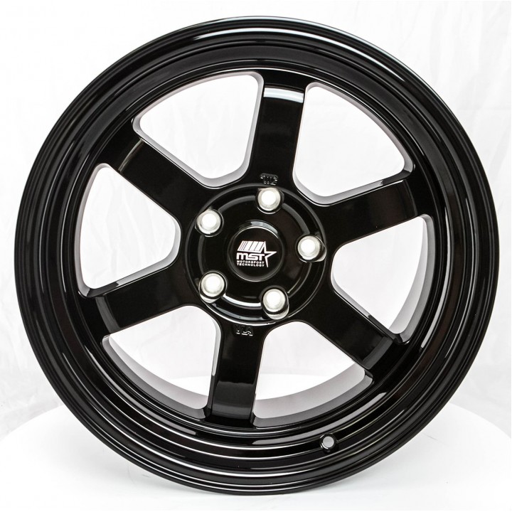 MST Time Attack Glossy Black 17x9 5x114.3 +20