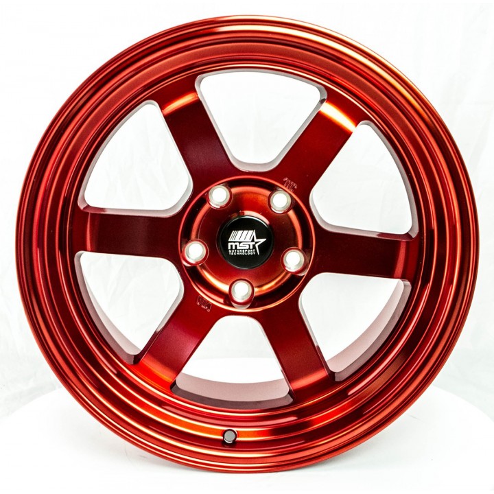 MST Time Attack Ruby Red 17x9 5x114.3 +20