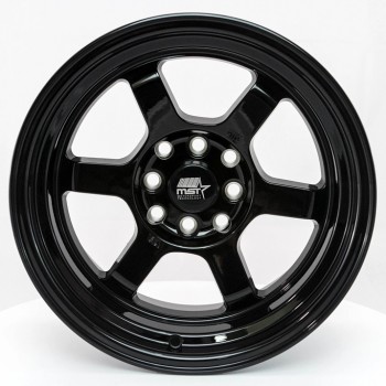 MST Time Attack Glossy Black 16x8 4x100 +20