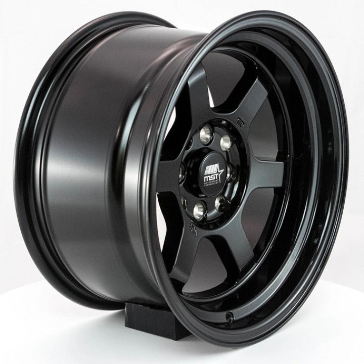 MST Time Attack Glossy Black 15x8 4x100/114.3 +0