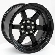 MST Time Attack Glossy Black 15x8 4x100/114.3 +0