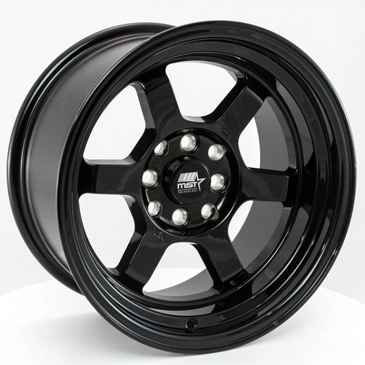 MST Time Attack Glossy Black 16x8 4x100 +20