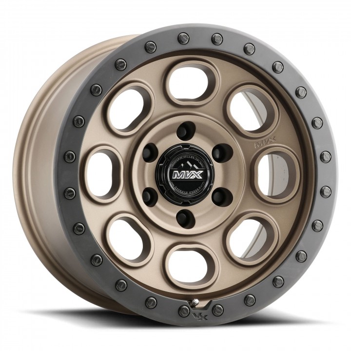 MVX Off Road VX80 Matte Bronze 17x9 6X135 +0