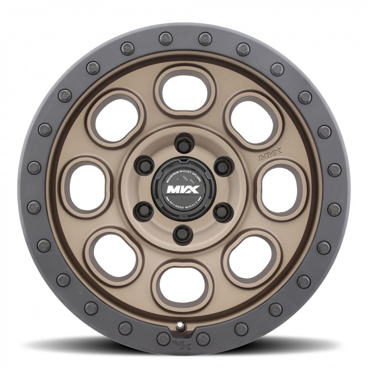 MVX Off Road VX80 Matte Bronze 17x9 5X127 -12