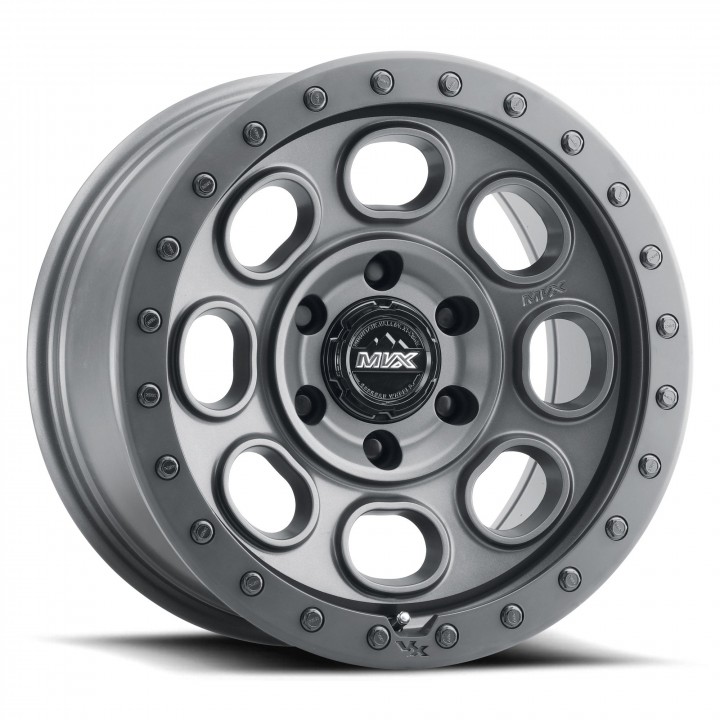 MVX Off Road VX80 Matte Graphite 17x9 5X127 -12