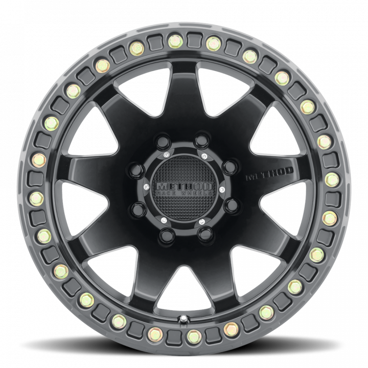 Method MR108 Matte Black 17x9 8x6.5 -44