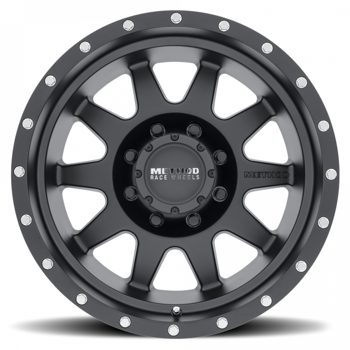 Method MR301 The Standard Matte Black 17x9 8x170 -12