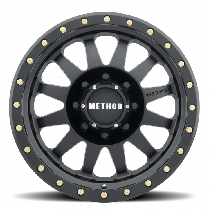 Method MR304 Double Standard Matte Black 20x10 8x180 -18