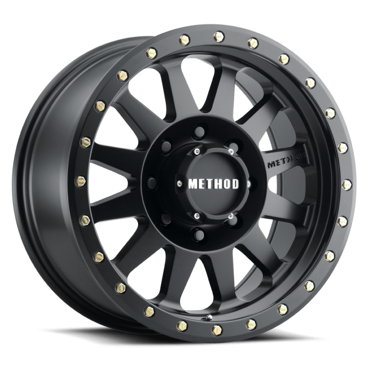 Method MR304 Double Standard Matte Black 20x10 8x180 -18