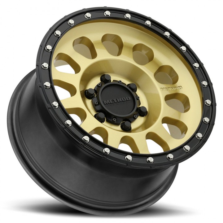 Method MR315 Gold w/Black Street Loc 17x8.5 6x135 +0