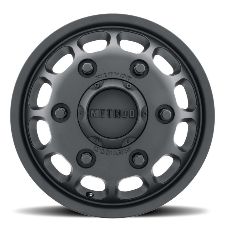 Method MR901 - FRONT Matte Black 16x6 6x180 +110