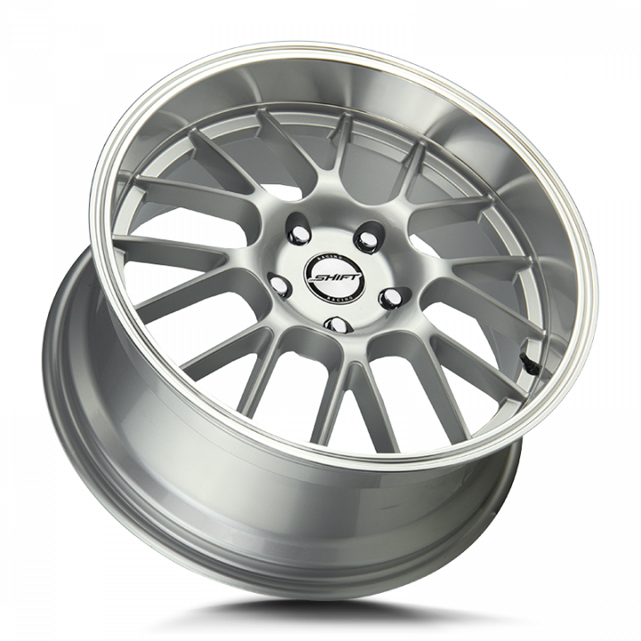 Shift Crank Silver Polished Lip 18x8.5 4x100/114.3 +30