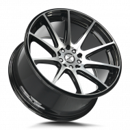 Shift Gear Gloss Black Machined 18x9 4x100/114.3 +30